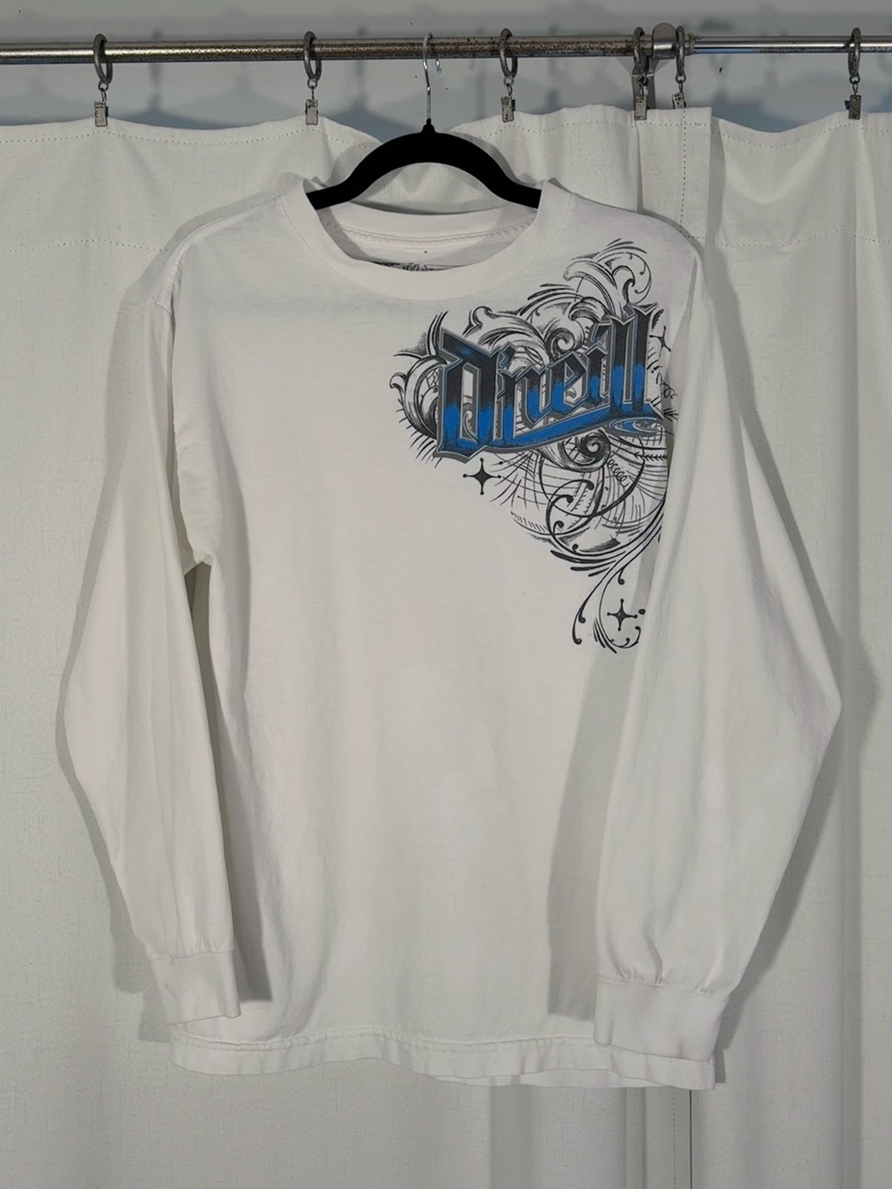 O’Neill Y2K Men’s White Graphic Long Sleeve Shirt
